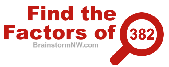 Find the factors of 382 Find the factors of 382