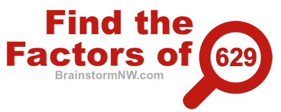 Find the factors of 629 Find the factors of 629