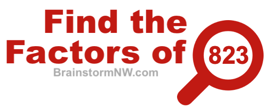 Find the factors of 823 Find the factors of 823