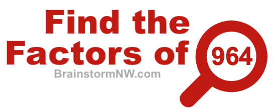 Find the factors of 964 Find the factors of 964