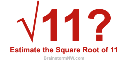 Estimate the Square Root of 11