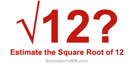 Estimate the Square Root of 12 Estimate the Square Root of 12