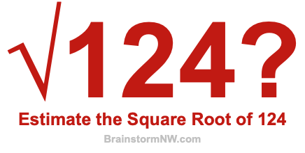 Estimate the Square Root of 124