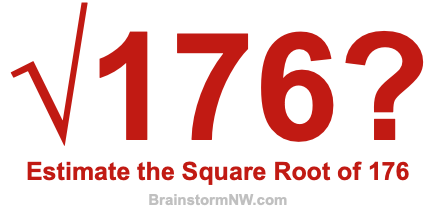 Estimate the Square Root of 176