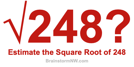 Estimate the Square Root of 248