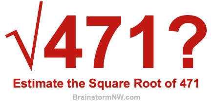 Estimate the Square Root of 471