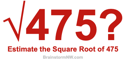 Estimate the Square Root of 475