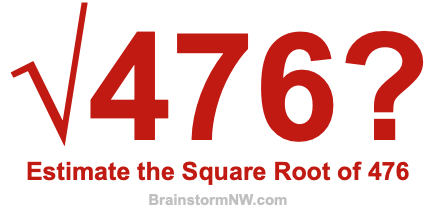 Estimate the Square Root of 476