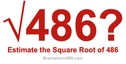 Estimate the Square Root of 486