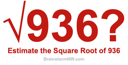 Estimate the Square Root of 936