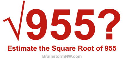 Estimate the Square Root of 955