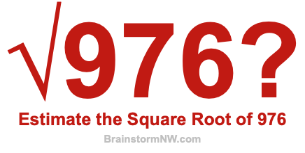 Estimate the Square Root of 976